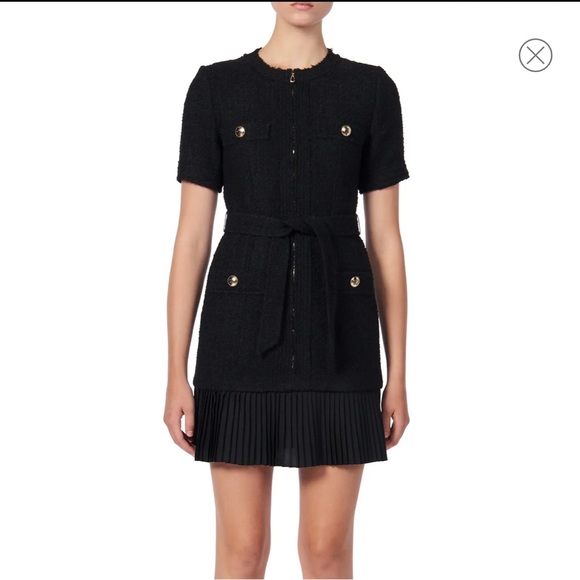 Sandro Joann boucle tweed dress size 36 - Picture 2 of 11